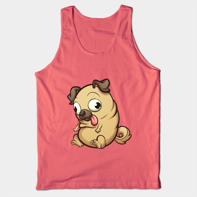 Fat pug Tank Top by memoangeles